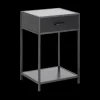 Ygo Nachttafel BOKSKAP Ash Black| Nachttafels