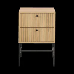 Ygo Nachttafel FIEBE 2L Decor Eik B46| Nachttafels