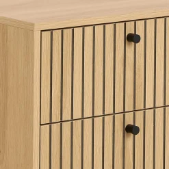 Ygo Nachttafel FIEBE 2L Decor Eik B46| Nachttafels