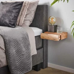 Ygo Nachttafel Hangend ORELIE Acaciahout| Nachttafels