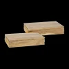 Ygo Nachttafel HIRO Hangend Massief Acacia| Nachttafels
