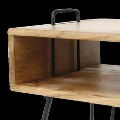 Ygo Nachttafel QUINCE Massief acacia natur| Nachttafels