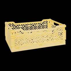 Ygo Opbergbox CELLIA L Geel| Decoratieve Accessoires|Tapijten