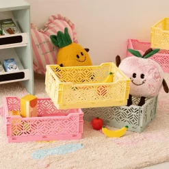 Ygo Opbergbox CELLIA L Geel| Decoratieve Accessoires|Tapijten