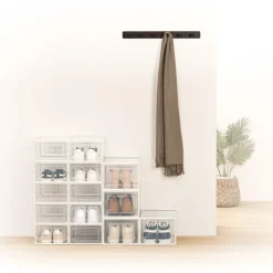 Ygo Opbergbox RANAGE M Transparant| Schoenkasten & Rekken