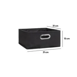 Ygo Opbergbox RANGE RH Antraciet| Opbergboxen|Decoratieve Opbergers