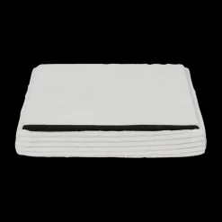Ygo Opbergpouf COLLETE Vk Rib Wit| Opbergboxen|Decoratieve Opbergers