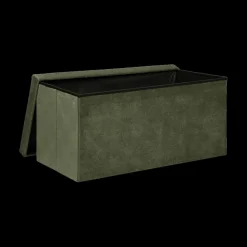 Ygo Opbergpouf LILORA Kaki| Opbergboxen|Decoratieve Opbergers