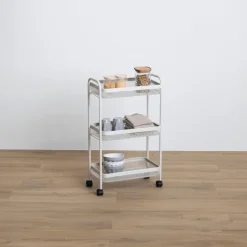 Ygo Opbergtrolley TIMAR H79 Greige| Opbergrekken & -Trolleys|Keukenrekjes