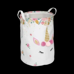 Ygo Opbergzak UNICORN Wit/Roze| Slaapkamer|Accessoires
