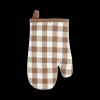 Ygo Ovenwant GINSHA Ruit Cognac| Tafellinnen & -Textiel|Keukenlinnen