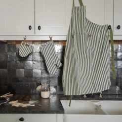 Ygo Ovenwant JINT S/2 Greenolive| Tafellinnen & -Textiel|Keukenlinnen