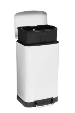 Ygo Pedaalemmer AGDA RH 30L Wit| Vuilbakken