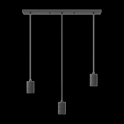 Ygo Pendel RETRO RH 3D. Plafondplaat Zwart| Hanglampen