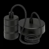 Ygo Pendel RETRO Rond 1D Mat Zwart| Hanglampen