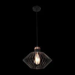 Ygo Pendel SHURU 1Del. Zwart/Koper L| Hanglampen