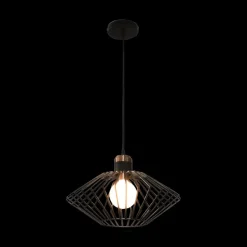 Ygo Pendel SHURU 1Del. Zwart/Koper XL| Hanglampen