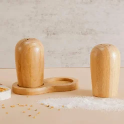 Ygo Peper en Zout Set IONA Bamboe| Servies|Keukenaccessoires