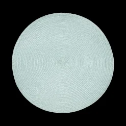 Ygo Placemat BRAID Rond Celedon| Tafellinnen & -Textiel