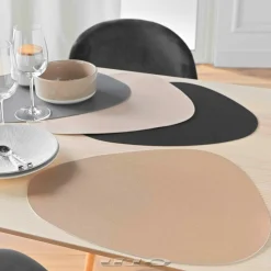 Ygo Placemat FLEOSTONE Stone Grijs| Tafellinnen & -Textiel