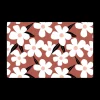 Ygo Placemat FLORIANA Bloemen Terracotta| Tafellinnen & -Textiel