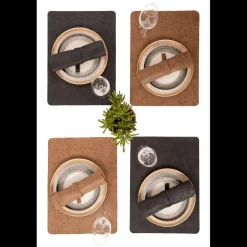Ygo Placemat HARRIS RH Zwart| Tafellinnen & -Textiel