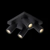 Ygo Plafondspot TAYLOR 4Del. Zwart| Spots