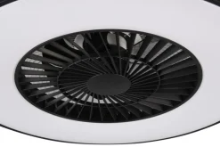 Ygo Plafondventilator HALMSTAD Zwart| Ventilatoren|Verlichtingsventilatoren