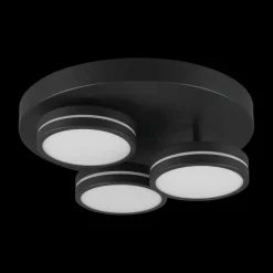 Ygo Plafonnier FRANKLIN 3Del. Rond Zwart| Plafonniers
