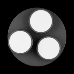 Ygo Plafonnier FRANKLIN 3Del. Rond Zwart| Plafonniers