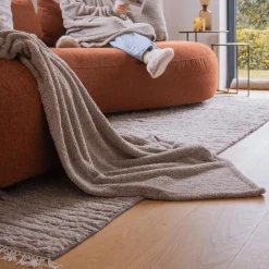 Ygo Plaid COCON Taupe| Sierkussens & Plaids