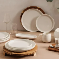 Ygo Plat Bord NOURA Ø27 Wit| Servies