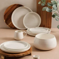 Ygo Plat Bord NOURA Ø27 Wit| Servies