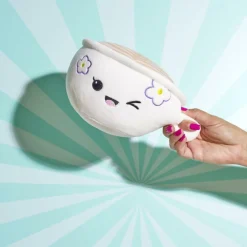 Ygo Pluche KAWAII Koffietas Wit/Beige| Decoratieve Accessoires|Accessoires