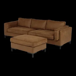 Ygo Poef AXEL Liberty 604 - Cognac| Poufen & Voetenbanken