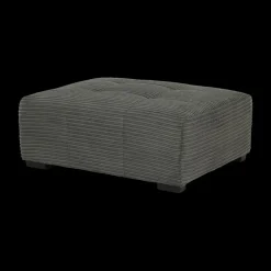 Ygo Poef LORETO Donkergrijs 119x100| Poufen & Voetenbanken