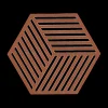 Ygo Potonderzetter HEXAGON Sil. Terracotta| Potten & Pannen