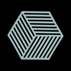 Ygo Potonderzetter HEXAGON Sil. Fog Blue| Potten & Pannen