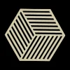 Ygo Potonderzetter HEXAGON Sil. Pear| Potten & Pannen