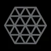 Ygo Potonderzetter TRIANGLES Sil. Cool Grey| Potten & Pannen