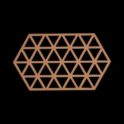 Ygo Potonderzetter TRIANGLES XL Sil. Light Terra| Potten & Pannen