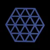 Ygo Potonderzetter TRIANGLES Sil. Indigo| Potten & Pannen