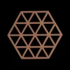 Ygo Potonderzetter TRIANGLES Sil. Almond| Potten & Pannen