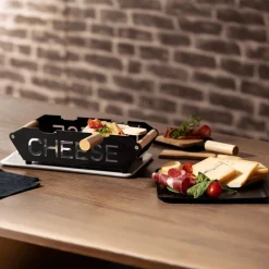 Ygo Raclette CHEESE 2pers. Zwart| Kookaccessoires