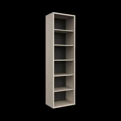 Ygo Regaal CAPS 6 Vakken Bolivar Wood| Bureau- En Boekenkasten