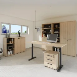 Ygo Regaal CAPS 3 Vakken Zandeik| Bureau- En Boekenkasten