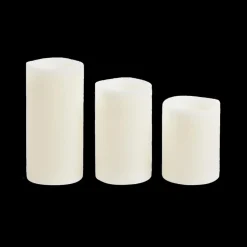Ygo S/3 LED-Kaars FLAMES Multicolor| Woondecoratie
