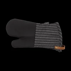 Ygo S/2 Ovenwant HOLMS Stripe Zwart| Tafellinnen & -Textiel|Keukenlinnen
