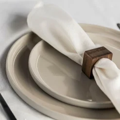 Ygo S/4 Servetring INIO Hout Bruin| Tafelaccessoires