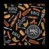 Ygo S/20 Serviet BBQ PARTY Zwart| Tafellinnen & -Textiel